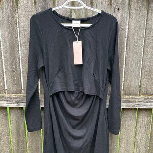 NWT Boob Design maternity nursing dress, size L
